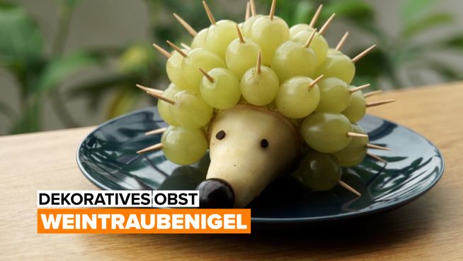 Dekoratives Obst – Weintraubenigel