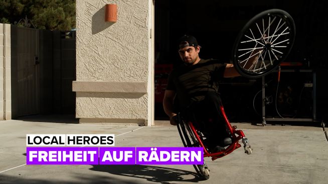 Ein Rollstuhlathlet, der zum Idol der WCMX Community wurde