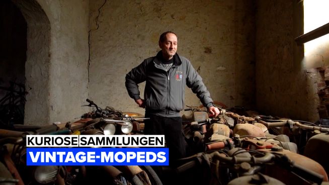 Kuriose Sammlungen: Vintage-Mopeds