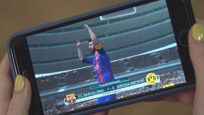 Kicken auf dem Smartphone: 'Pro Evolution Soccer 2017'