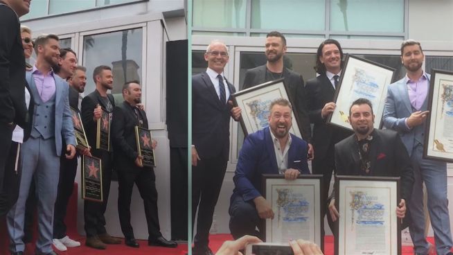 Stern für Herzensbrecher: NSYNC auf 'Walk of Fame'